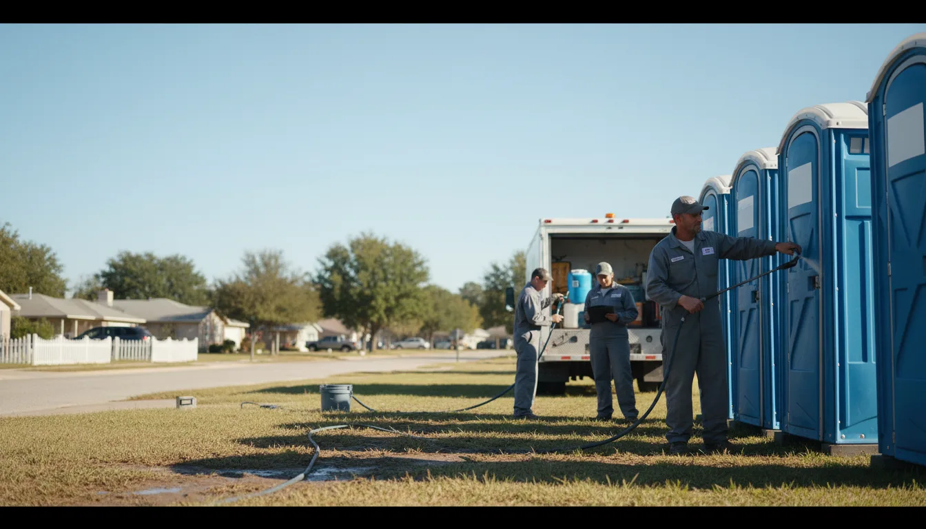 Long-Term Portable Toilet Rental in Brookeland, TX near me